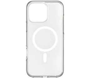Transparente Schutzhülle mit MagSafe-Funktion für Apple iPhone 16 Pro Max mit White Diamonds und Glitzerdesign / Schutzhülle / MagSafe-kompatibel