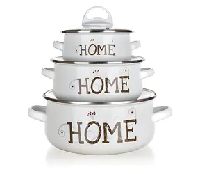 BANQUET Home Kollektion / Geschirrset / emailliert / 6-teilig
