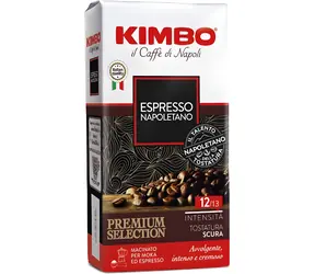 Kimbo Espresso Napoletano 250 g / Gemahlener Kaffee / 80 % Arabica & 20 % Robusta