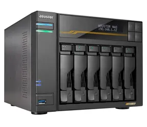 Asustor Lockerstor 6 Gen3 AS6806T 6-Bay / NAS / 4X M.2 SSD / 6x 3,5" SATA / AMD V3C14 / 16 GB RAM / 2x 10GLAN + 2x 5GLAN