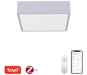 Immax NEO CANTO SLIM weiß / Deckenleuchte / 28x28 cm / 22 W / 1610 lm / Zigbee 3.0 & TUYA