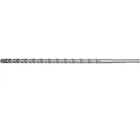 STHOR Betonbohrer SDS Max 24 x 600 mm / 4-schneidige Spitze / Doppelhelix / Für Ziegel, Blöcke, Beton und Granit