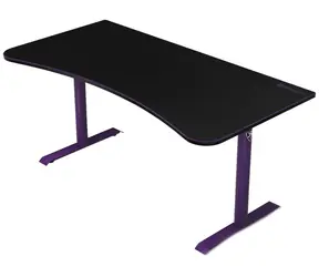 Arozzi ARENA Gaming-Schreibtisch Lila / Gaming-Schreibtisch / L: 160 cm / B: 71-82 cm / H: 71-81 cm