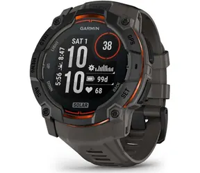 Garmin Instinct 3 Solar 50 mm Schwarz / Smartwatch / GPS / Bluetooth / 10 ATM / Solarladung