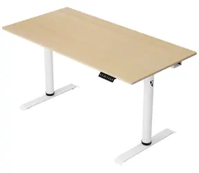 Arozzi ARENA NORDICO Spieltisch aus heller Birch / motorisiert / B: 140 cm / H: 71-115 cm