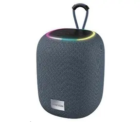 Canyon BSP-8 grau / Kabelloser Lautsprecher / BT 5.2 / RGB / 10 W / USB-C / USB-A / microSD / AUX