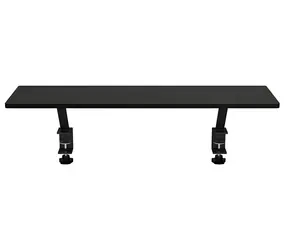 Arozzi ARENA Schreibtischerhöhung Klein Schwarz / Zusätzliche Ablage für den Gaming-Tisch / Breite 80 cm