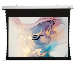 ELITE SCREENS elektrisch motorisierte Deckenleinwand 139" (353,1 cm) / 16:10 / 186,9 × 299,2 cm / Gain 1,1 / 8" Absenkung