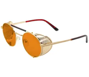 Gunnar Borderlands 4 MOXXI Jackpot Gold / Gaming-Brille / Bernsteinfarbene Gläser / BLF 98