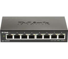 D-Link DGS-1100-08V2 / Switch / 8x Gigabit RJ45 / SMART Managed / lüfterlos