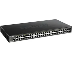D-Link DGS-1250-52X / 48- Port SMART Managed Gigabit Switch / 4X 10G SFP+