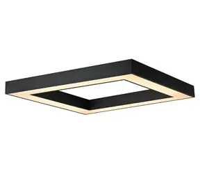 Immax NEO CANTO SLIM SMART schwarz / Deckenleuchte / 80x80 cm / 60W / Zigbee 3.0 / TUYA