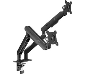 AOC AM420B schwarz / Monitorarm für 2 Monitore / 17"-34" / VESA 75x75, 100x100 / max. 9 kg