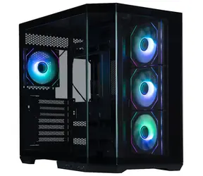 Bitfenix T10 schwarz / Gehäuse / ATX / 4X 120mm ARGB + Controller / USB 3.0 / USB-C / ohne Netzteil / Panorama-Seitenwand