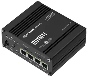 Teltonika RUTM11 / Industrierouter / 4G (LTE) / Wi-Fi 5 / 4× Gigabit RJ-45 / SIM-Kartensteckplatz / -40 bis 75 °C