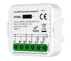 Immax NEO SMART Controller, dimmbar, V9, 2 Tasten / Dimmer / Zigbee 3.0 / TUYA