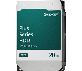 Synology HAT3320-20T 20 TB / 3,5"-Festplatte / SATA III / 7200 U/min / Lese-/Schreibgeschwindigkeit: 295 MB/s / 3 Jahre