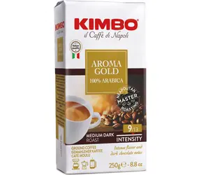 Kimbo Aroma Gold 250 g / Gemahlener Kaffee / 100 % Arabica
