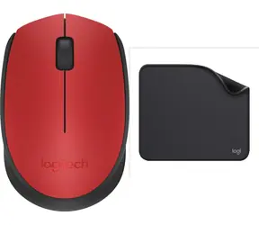 Logitech M171 rot + Studio Series Graphite / Set / kabellose Maus + Zubehör