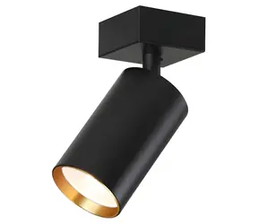 Immax NEO PUNTO-1 schwarz-gold / Spotlicht / GU10 4,8 W / RGB+CCT / Zigbee 3.0 / TUYA