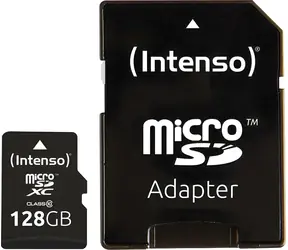 INTENSO microSDXC 128 GB / Speicherkarte / Klasse 10