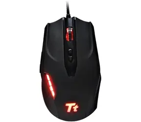 Thermaltake Black Combat White / Gaming-Maus / optisch / kabelgebunden