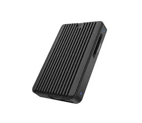 Icy Box IB-CR601M-C31 schwarz / Externes Gehäuse für M.2 NVMe & SATA mit Kartenleser / USB-C / Aluminium