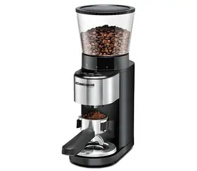 Rommelsbacher EKM 500 schwarz / Kaffeemühle / 160 W / Kapazität 400 g / Kegelmahlwerk / integrierte Waage
