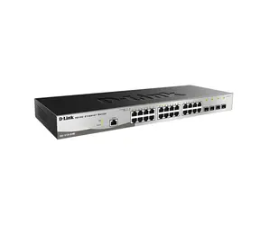 D-Link DGS-1210-28/ME / Managed Switch / 24x Gigabit RJ45 / 4X SFP / 256 MB DDR3