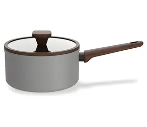 MEO Maestro MR-1211-18S grau / Kasserolle mit Deckel / 1,9 l / 18 cm / Aluminium