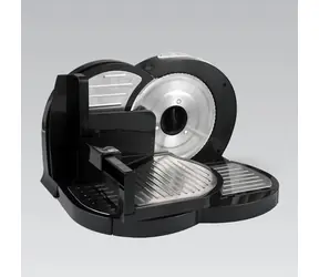 Maestro MR-591 schwarz / Küchenschneidemaschine / 150-400 W / Schnittstärke 0-15 mm / 3 Geschwindigkeitsstufen