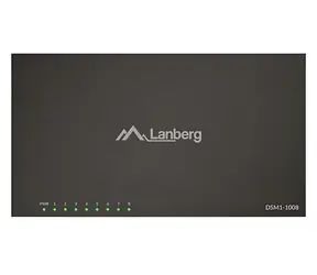 Lanberg DSM1-1008 / Switch / 8- Port / Gigabit-Ethernet / Unmanaged