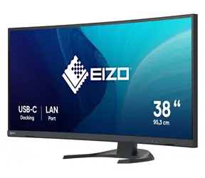 37,5" Eizo FlexScan EV3851X schwarz / LED / 3840 × 1600 / IPS / 24:10 / 300 cd/m / HDMI / DP / USB-C / Lautsprecher