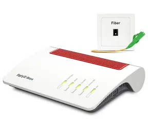 AVM FRITZ! Box 5590 Glasfaser-/Wi-Fi 6-Router / SFP-Optik GPON/AON / 3600 Mbit/s / 4X LAN / 2x USB 3.0