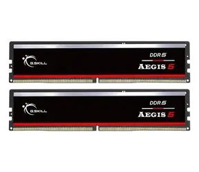 G.Skill Aegis 5 Schwarz 64 GB (2x 32 GB) 5200 MHz / DDR5 / PC5-41600 / CL40-40-40-83 / DIMM / 1,1 V / XMP 3.0 / EXPO