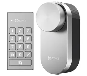 Ezviz DL01 Pro + DL01CP schwarz-grau / Intelligentes Türschloss mit Tastatur / Bluetooth / Zigbee 3.0