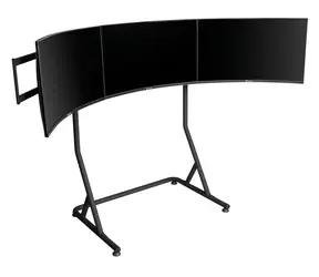 Thermaltake Triple Monitor Stand Pro schwarz / Ständer für drei Monitore / 17"-55" / Tragkraft 60 kg / VESA 75×75-200×200 mm