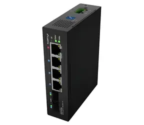 Lanberg ILGE-4P-2S-90 / Industrie-Switch / 4X 1Gb PoE / 2x SFP / DIN / 90 W
