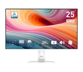 24,5" MSI PRO MP251W E2 weiß / Monitor / IPS / FHD / 120 Hz / 1 ms / VESA
