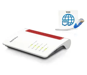 AVM FRITZ!Box 4050 / WLAN-Router / Wi-Fi 6 / 2,4 GHz und 5 GHz / 4X Gigabit-LAN / USB