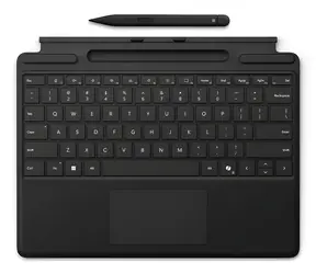 Microsoft Surface Pro Tastatur + Slim Pen (DE) schwarz / Tastatur für Surface Pro / Stift / DE-Layout