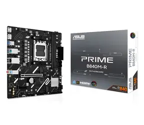 Asus Prime B840M R / Motherboard / AM5 / B840 / 2x DDR5 / GLAN / mATX