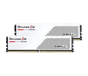 G.Skill Ripjaws S5 Weiß 64 GB (2x32 GB) 5600 MHz / RAM / DDR5 / CL36 / DIMM / XMP 3.0 / 1,25 V