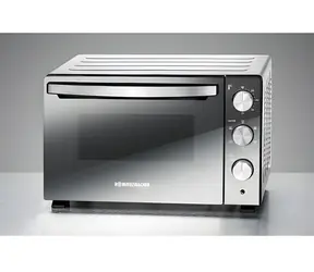Rommelsbacher Bgs 1500 silber / Backofen mit Grillfunktion / 1500 W / 3 Heizstufen / 120-Minuten-Timer