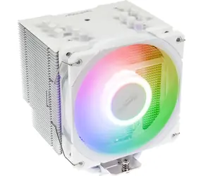 Alpenföhn Brocken 4 ARGB weiß / CPU-Kühler / 120 mm / 230 W TDP / 6x Heatpipe / AM4 + AM5 + Intel