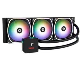 Enermax Aquafusion II ARGB 360 mm / Wasserkühlungs-Kit / 3x 120 mm / ARGB / 27,4 dB / AM4+AM5+ Intel