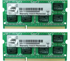 G.Skill SL 16 GB (2x8 GB) 1600 MHz / SO-DIMM Arbeitsspeicher / DDR3L / CL11-11-11-28 / 1,35 V