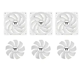 Thermaltake MAGFloe 360 Ultra ARGB Snow Edition Weiß / AIO-CPU-Wasserkühlung / 3x 120 mm / LCD 3,95" / 2000 U/min