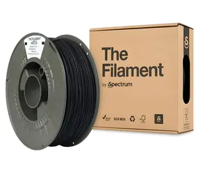 PETG CF Filament schwarz / Druckfilament / 1,75 mm / 1 kg