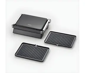 Severin KG 2399 schwarz / Kontaktgrill / 1800 W / 5 Automatikprogramme / Keramikplatten
